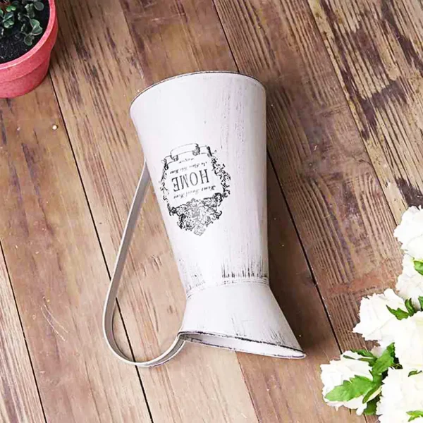 Metal Vintage Jug Rustic Pitcher, Mini French Flower Vase2