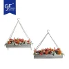 Wolesale Galvanized Metal Hanging Flower Planter Wall Storage