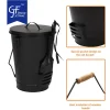 Wholesale Fireplace Tool Set Ash Bucket With Shovel Brush Cleaning2