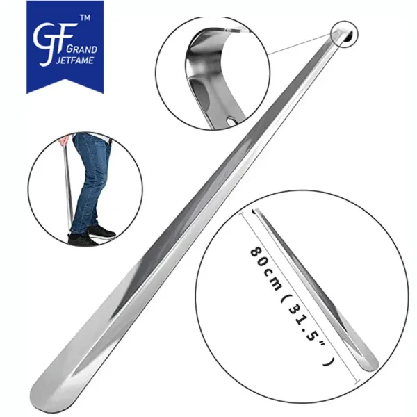 Wholesale Extra Long Metal Shoe Horn - 31 inch Steel Shoehorn by Comfy Clothiers1