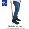 Wholesale Extra Long Metal Shoe Horn - 31 inch Steel Shoehorn by Comfy Clothiers3