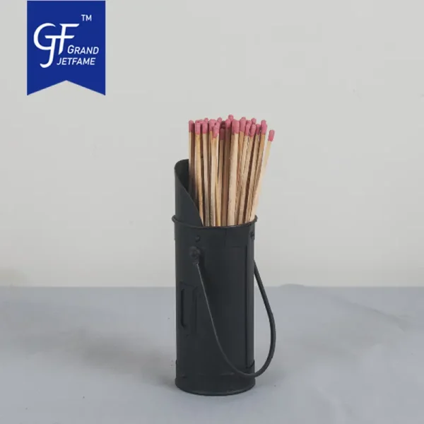 Metal Matches Holder Metal Bucket Wholesale4