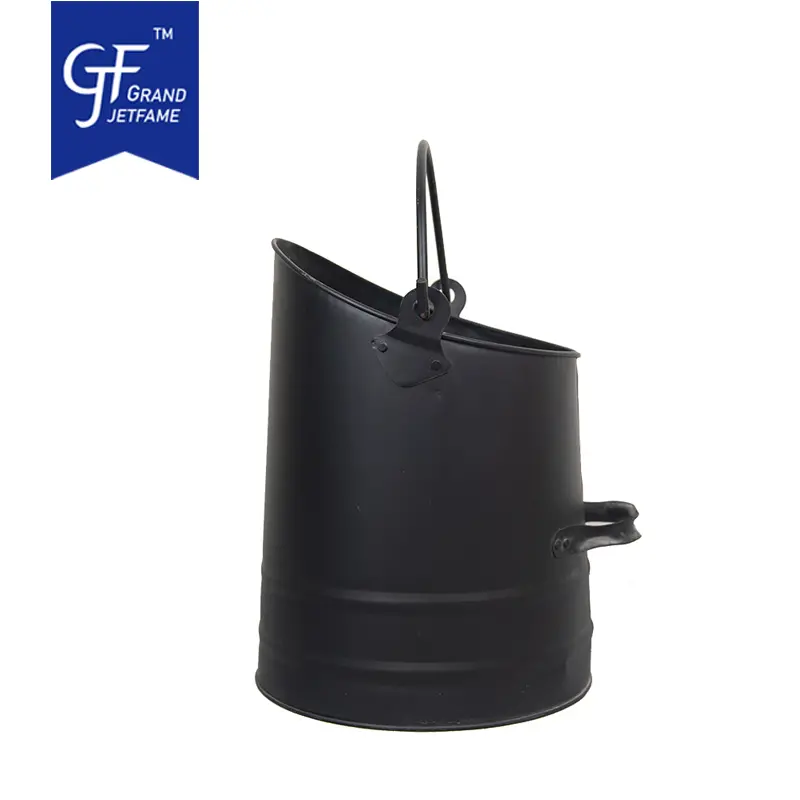 Ash Bucket Pellet Bucket Coal Hod Bucket for Fireplace