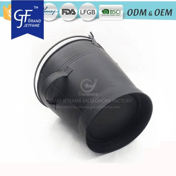 Iron Metal Coal Hod Bucket Coal Pail Ash Bucket Insides Outsides3