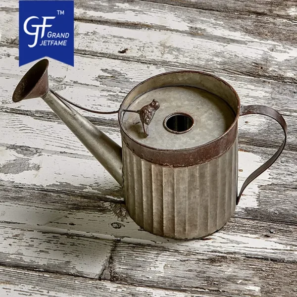 Wholesale Galvanized Bird house Distressed For Hanging1