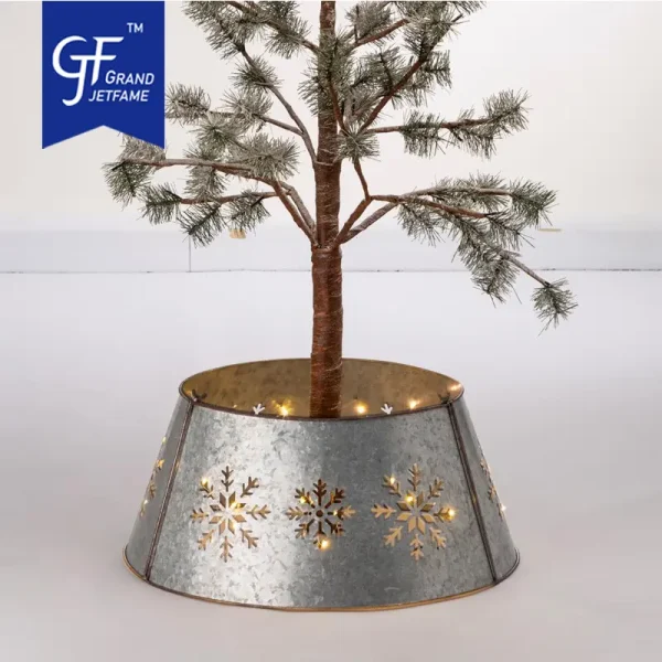 Wholesale Rustic Tree Collar Christmas Tree Base5