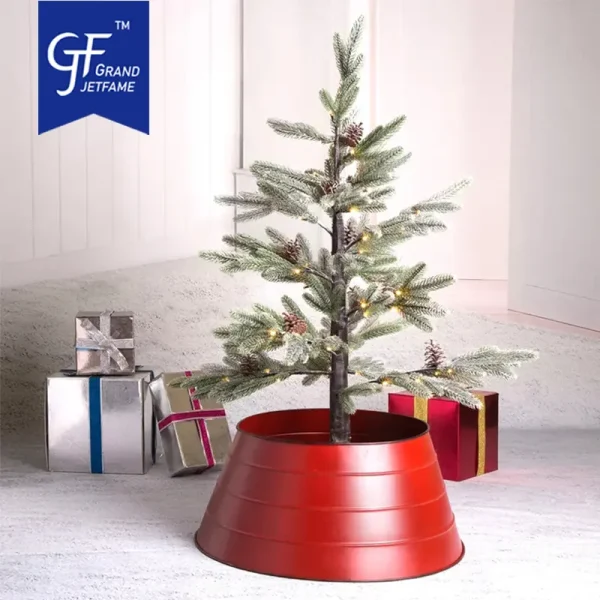 Wholesale Colourful Metal Christmas Tree Ring - Farmhouse Holiday Accent3