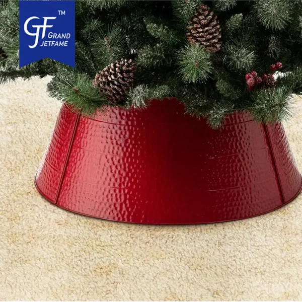 Rustic Christmas Tree Base Wholesale Collar Tree Base Cover Assembly1