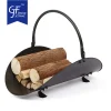 Fireplace Log Holder Wholesale Firewood Carrier Metal Wood Rack Holders