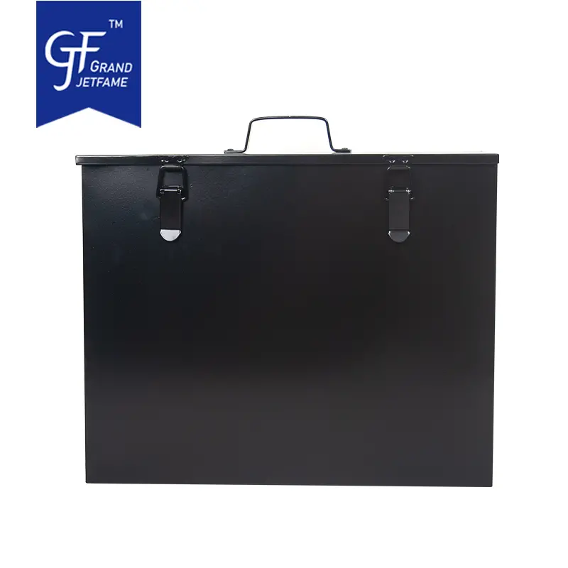 Ash Container Ash Bucket Square Ash Box with Lid Fireplace Grill Oven Wholesale Accessories