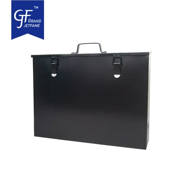 Ash Container Ash Bucket Square Ash Box with Lid Fireplace Grill Oven Wholesale Accessories4