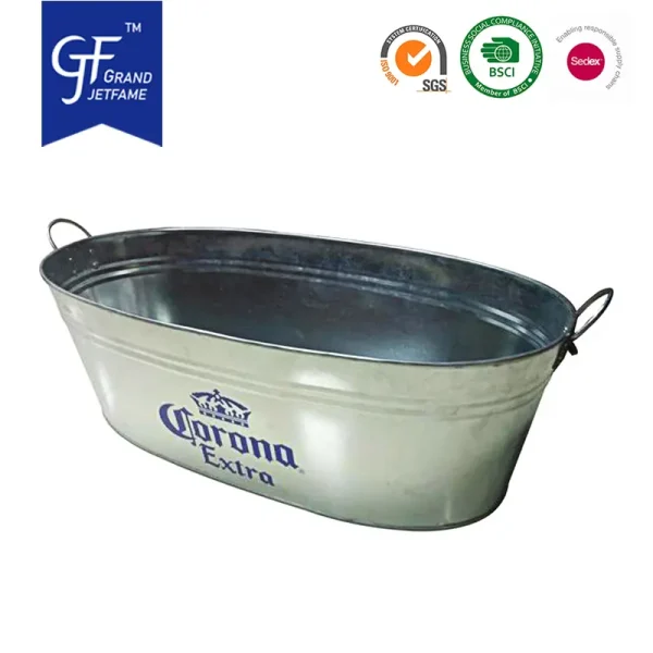 Wholesale Beer Tub Galvanized Large Ice Bucket1