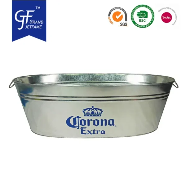 Wholesale Beer Tub Galvanized Large Ice Bucket2