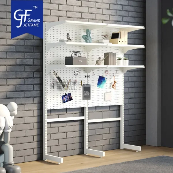 Holesale Home Office Pegboard Cabinet With Metal Tool Board Accessories, Hooks, Baskets, Racks For A Computer Desk, Gaming Table1