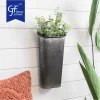 Galvanized Metal Wall Planter Vase Planters Decor for Succulents or Herbs Wholesale4