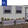 Galvanized Steel Garden Planter For Growing Herbs Flowers Vegetables3
