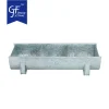 Galvanized Tray Feeder Chicken Animal Feeder In Farm Ground Tabletop Decor Wholesale