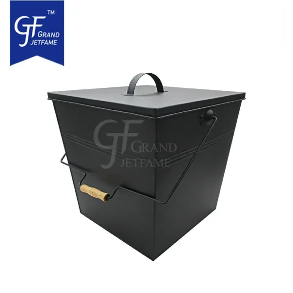 Ash Bucket Box Coal Box With Lid1