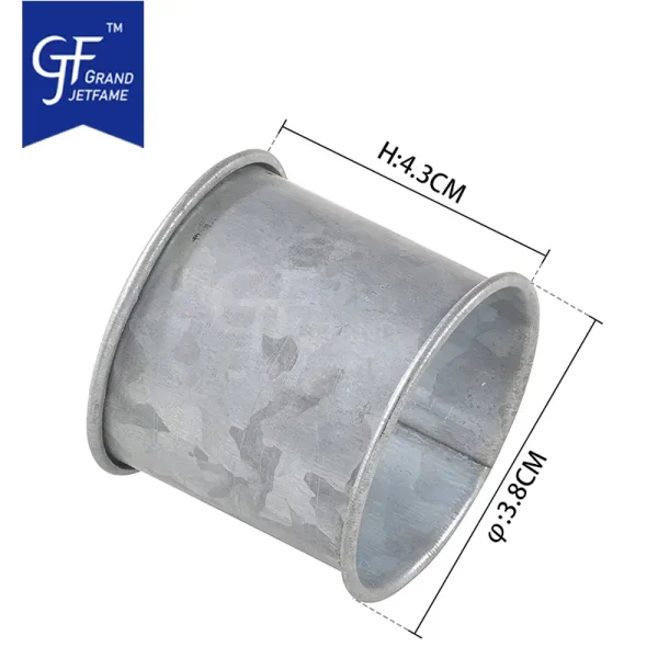 Galvanized Napkin Ring Rustic Design2