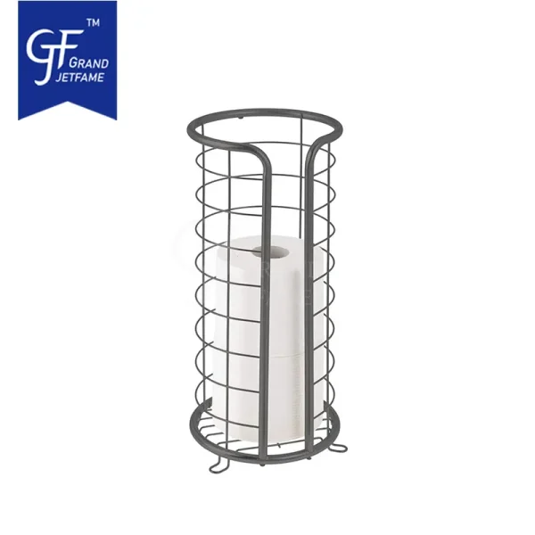 Metal Toilet Paper Holder Free Standing for Bathrom
