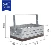 Galvanized Storage with Handle and Rustic Trim1