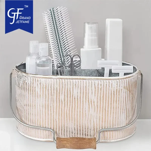 Galvanized kitchen holder Utensil storage Kitchen countertop caddy3