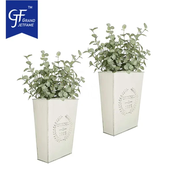 Rustic Metal Wall Planter Home Hanging Wall Vase Pocket for Plants or Flower Indoor or Outdoor Farmhouse Wall Decor2