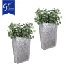 Rustic Metal Wall Planter Home Hanging Wall Vase Pocket for Plants or Flower Indoor or Outdoor Farmhouse Wall Decor