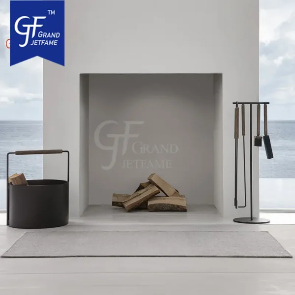 Metal Firewood Holder for Indoor and Outdoor2