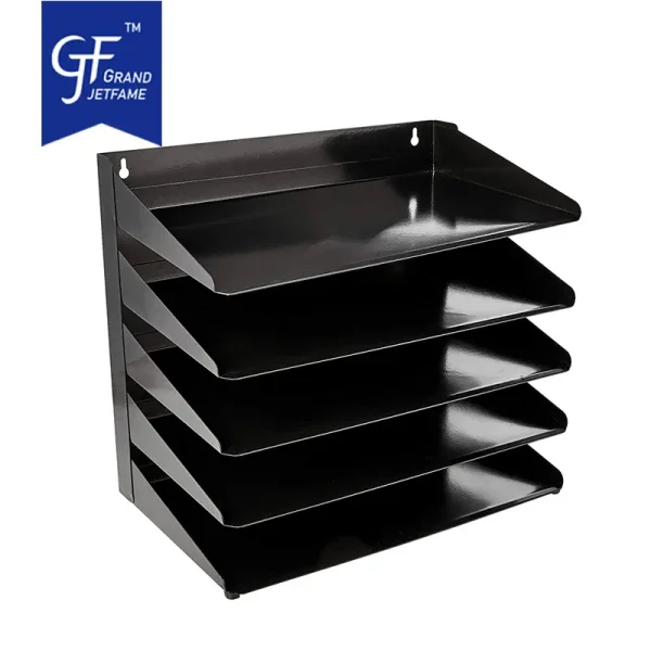 Galvanized Document Letter Tray Organizer Magazine Holder Wholesale