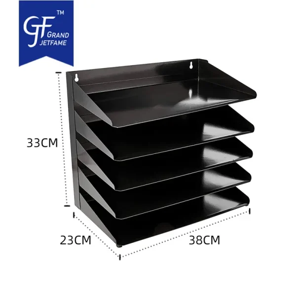 Galvanized Document Letter Tray Organizer Magazine Holder Wholesale1
