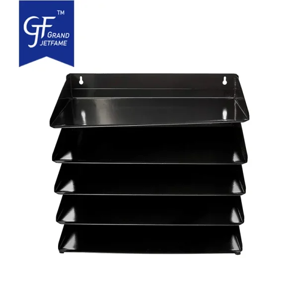 Galvanized Document Letter Tray Organizer Magazine Holder Wholesale4
