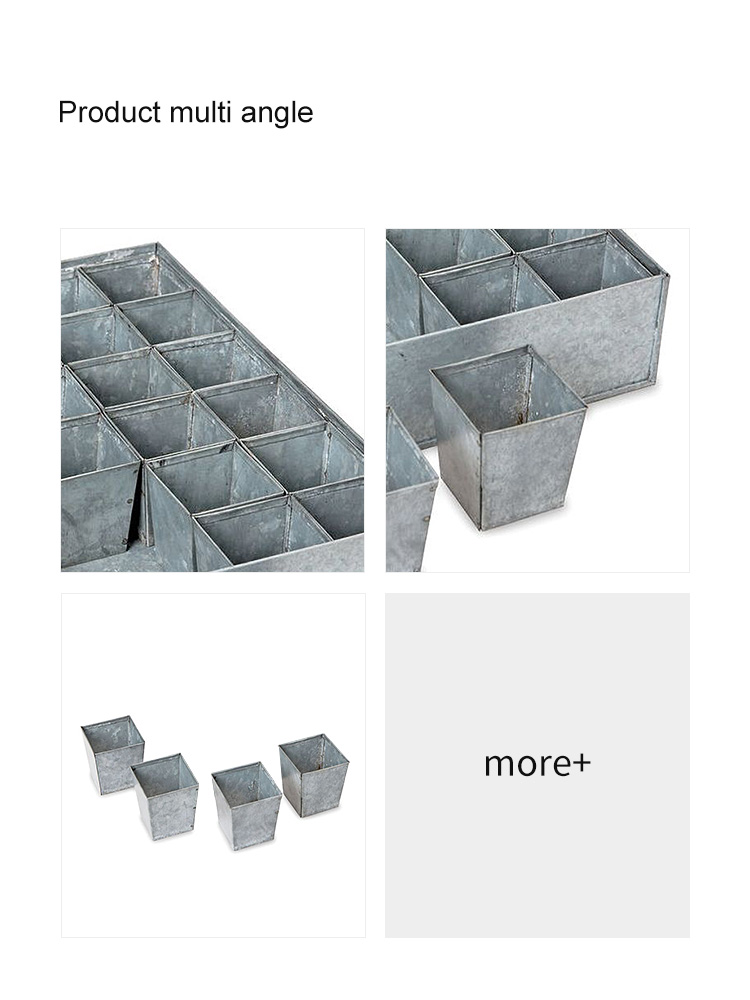 Galvanized Seed Starting Tray