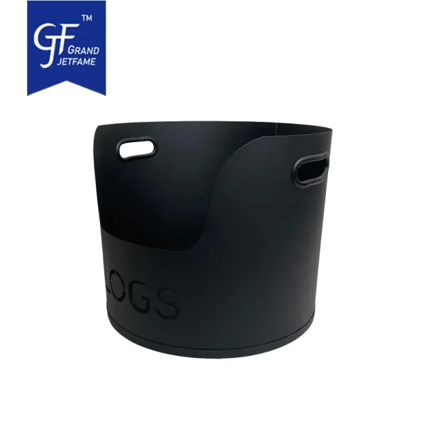 Metal Firewood Bucket Iron Coal Bucket Metal Firewood Holder Wholesale3