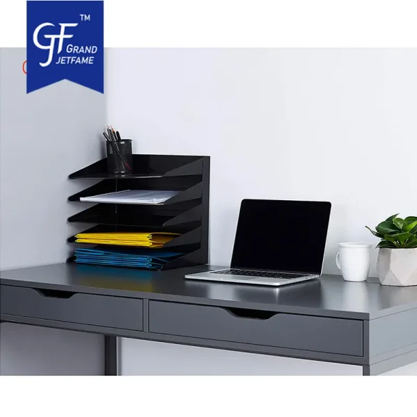 Galvanized Document Letter Tray Organizer Magazine Holder Wholesale5
