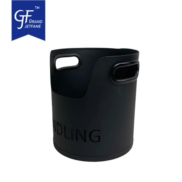 Metal Firewood Bucket Iron Coal Bucket Metal Firewood Holder Wholesale4