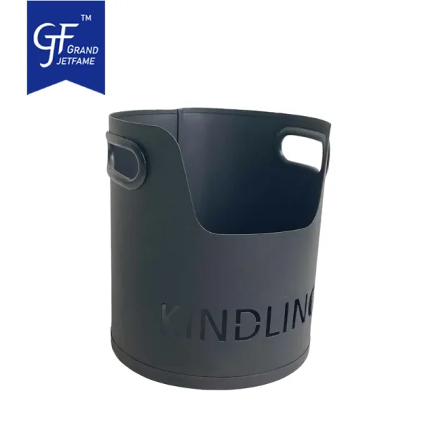 Metal Firewood Bucket Iron Coal Bucket Metal Firewood Holder Wholesale5
